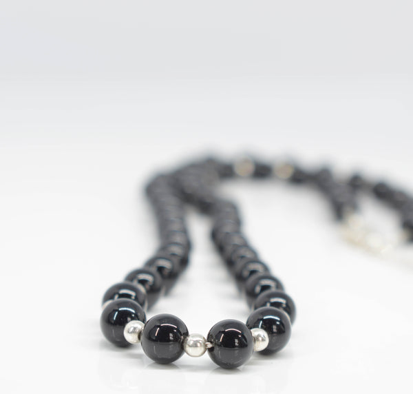 Handmade Black Onyx Necklace - Pixi Daisy
