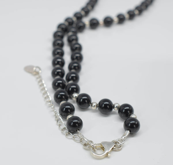 Handmade Black Onyx Necklace - Pixi Daisy