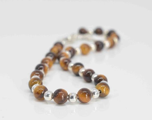 Handmade Tiger Eye Bracelet - Pixi Daisy