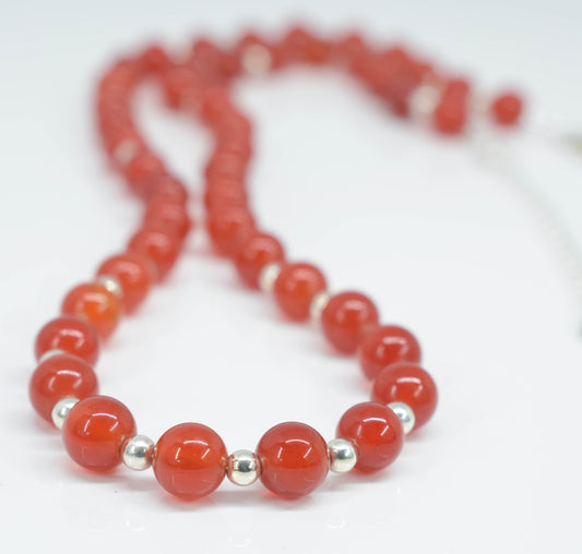 Handmade Carnelian Necklace - Pixi Daisy