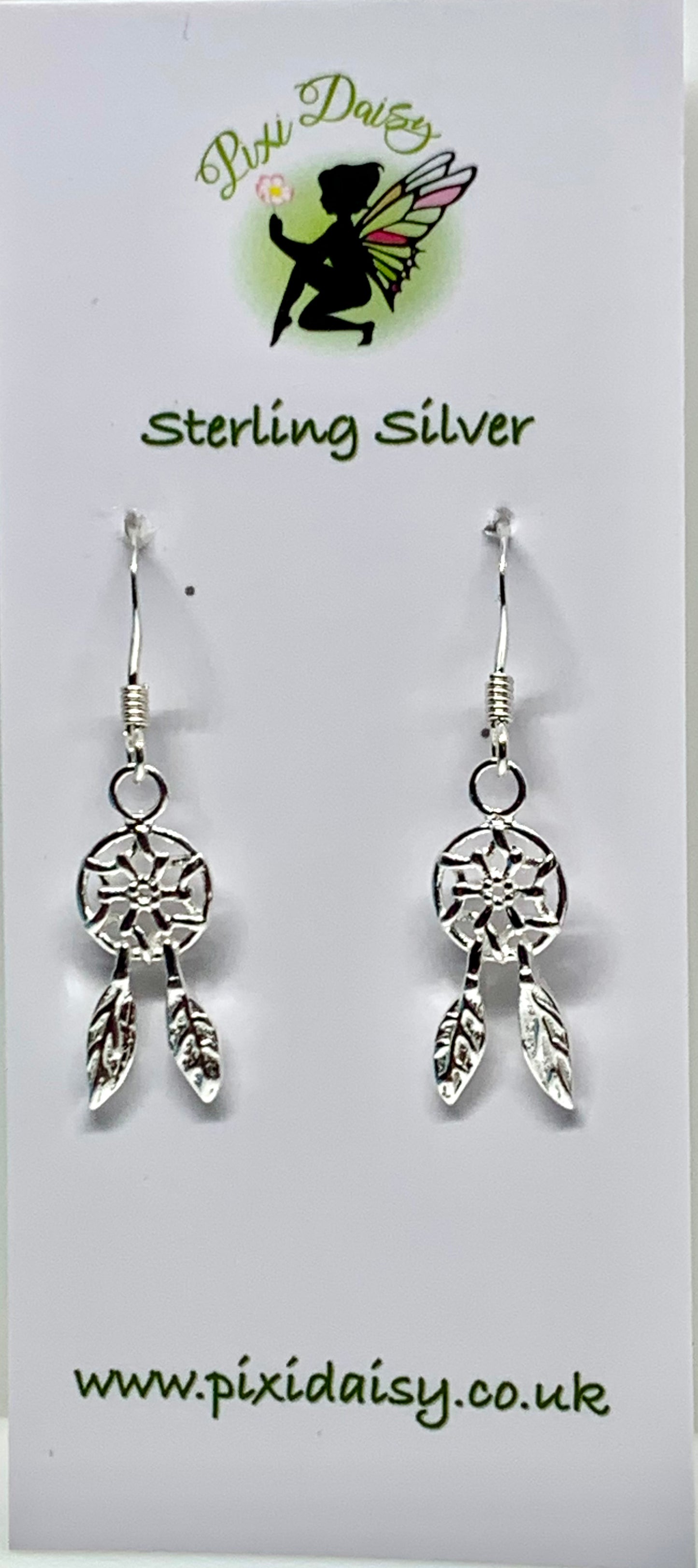 Silver Dreamcatcher Earrings from Pixi Daisy