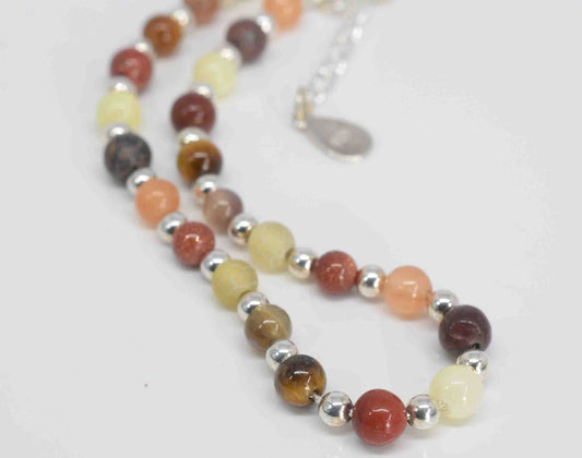 Handmade Shades of Autumn Bracelet - Pixi Daisy
