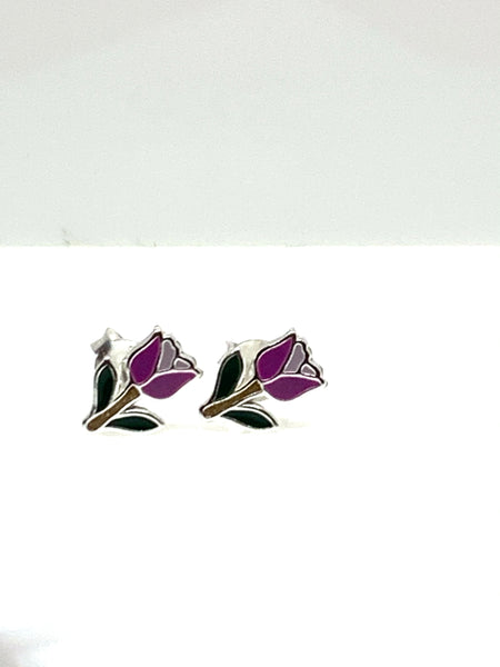 Purple Tulip Wear Studs from Pixi Daisy