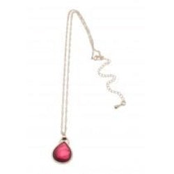 Miss Milly Pink Teardrop Necklace - Pixi Daisy