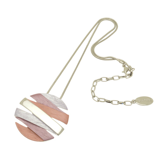 Miss Milly Purple, Pink & Orange necklace from Pixi Daisy