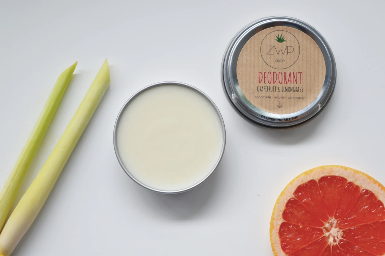 Grapefruit + Lemongrass Vegan Cream Deodorant from Pixi Daisy