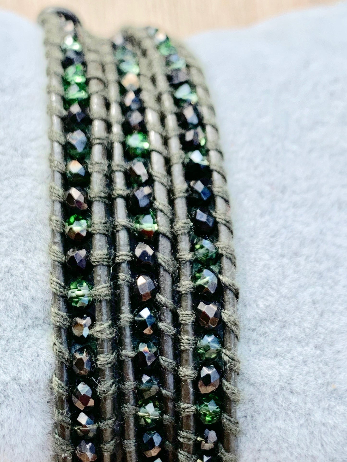 BoHo Betty Olive Twist 3 Wrap Bracelet - pixi-daisy