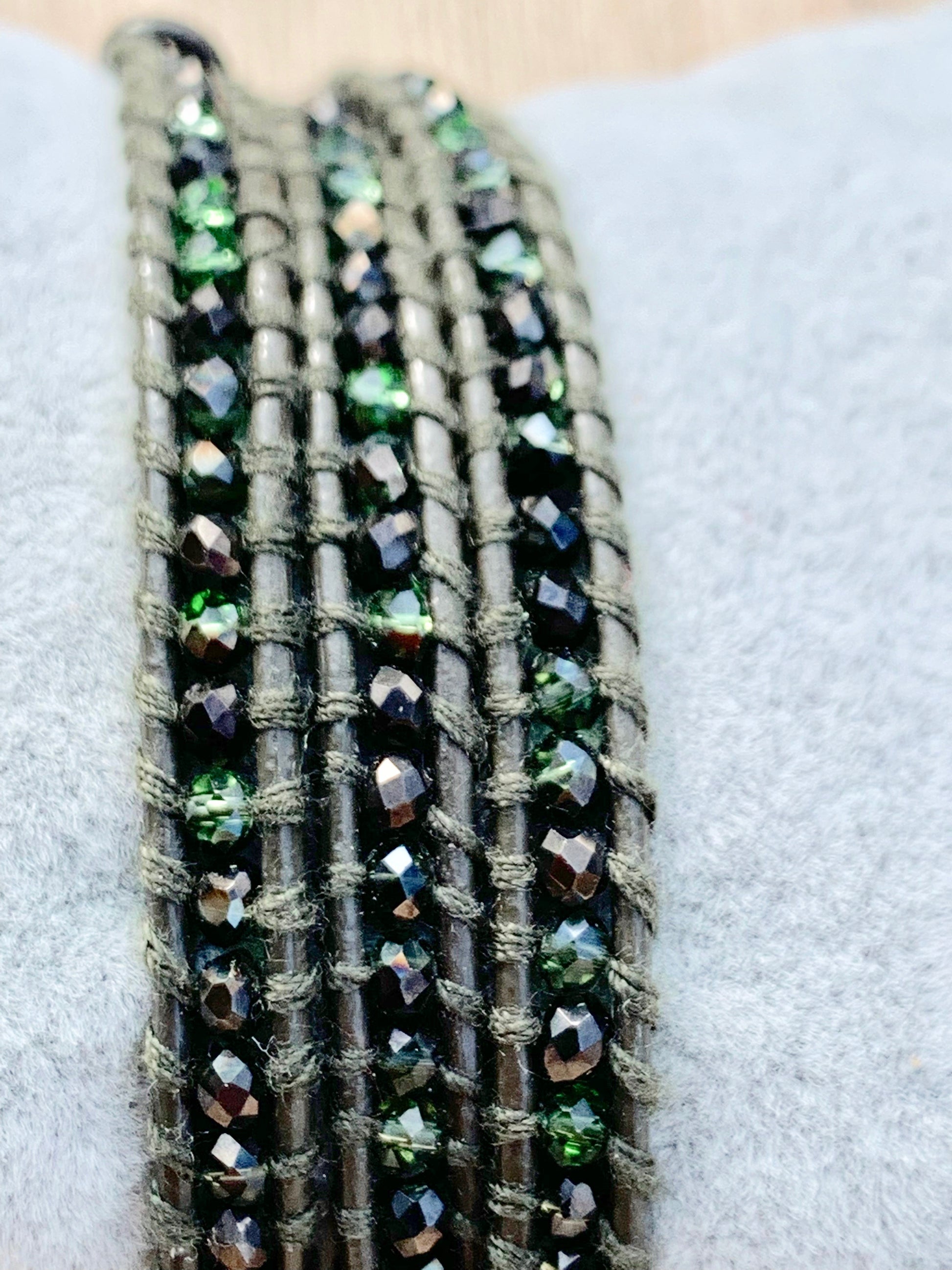 BoHo Betty Olive Twist 3 Wrap Bracelet - pixi-daisy