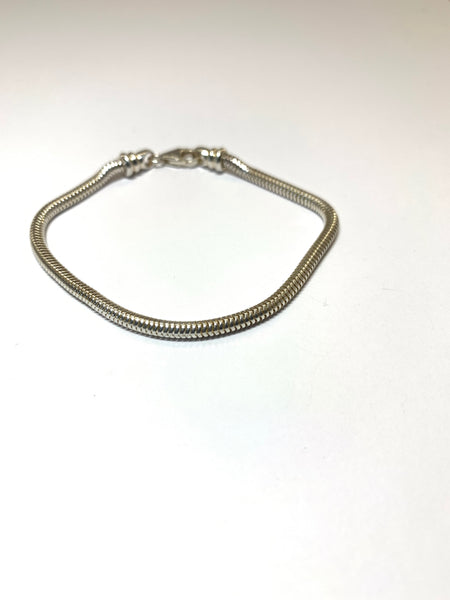 Sterling Silver Charm Bracelet 7.5 inch - pixi-daisy
