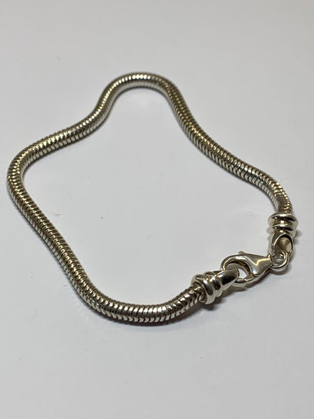 Sterling Silver Charm Bracelet 7.5 inch - pixi-daisy
