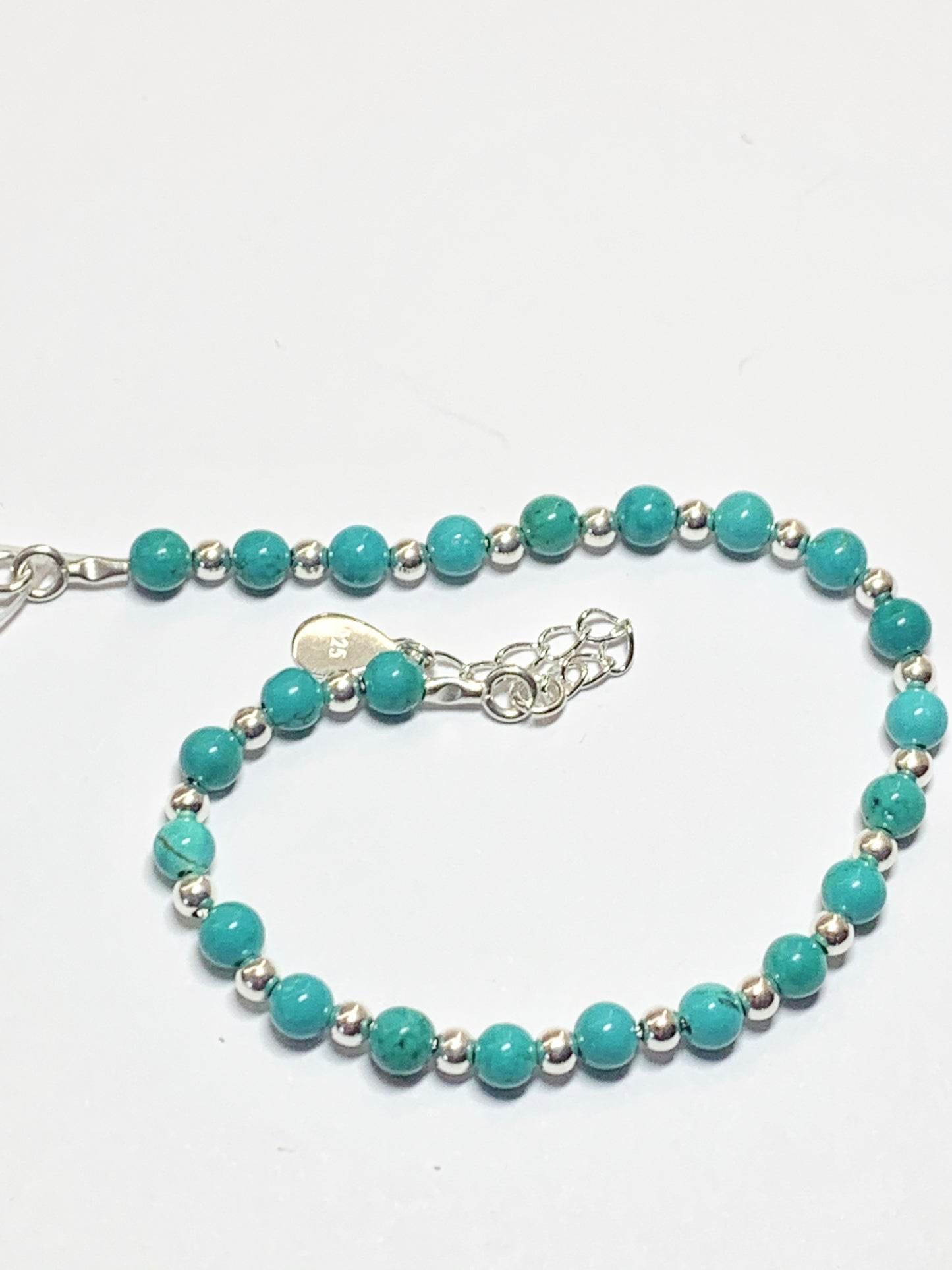 Handmade Turquoise Semi Precious Bracelet - pixi-daisy