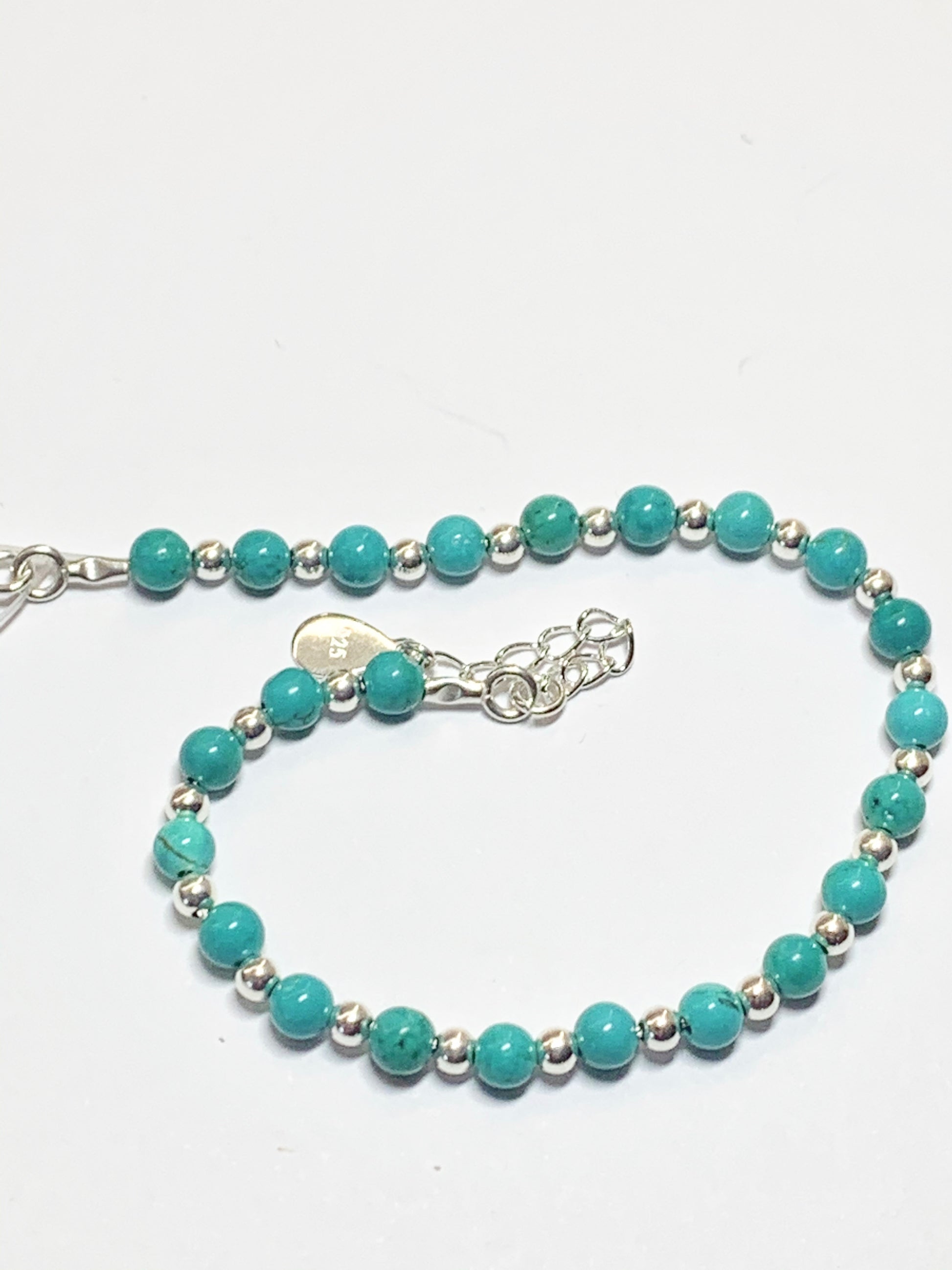 Handmade Turquoise Semi Precious Bracelet - pixi-daisy