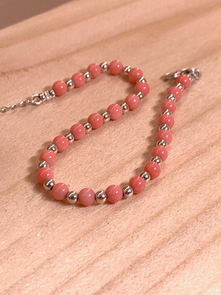 Handmade Coral Semi Precious Bracelet - pixi-daisy