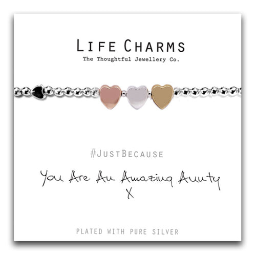 Life Charms You Are An Amazing Aunty Bracelet - pixi-daisy