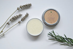 Lavender + Tea Tree Vegan Cream Deodorant from Pix Daisy