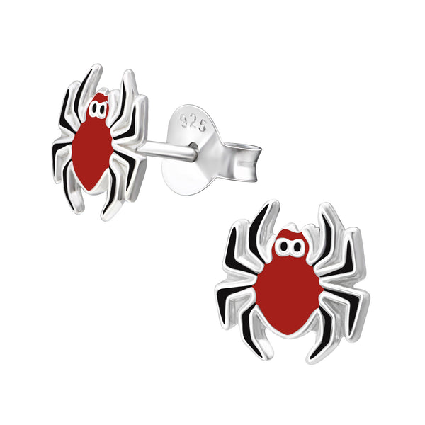 Red Spider Ear Studs - Pixi Daisy