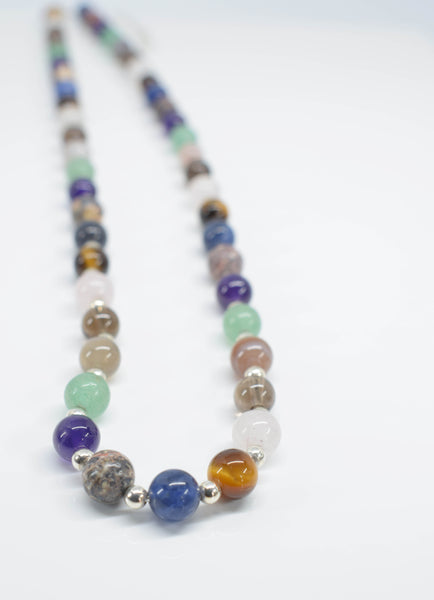 Handmade African Semi Precious Gem Stone Necklace - pixi-daisy