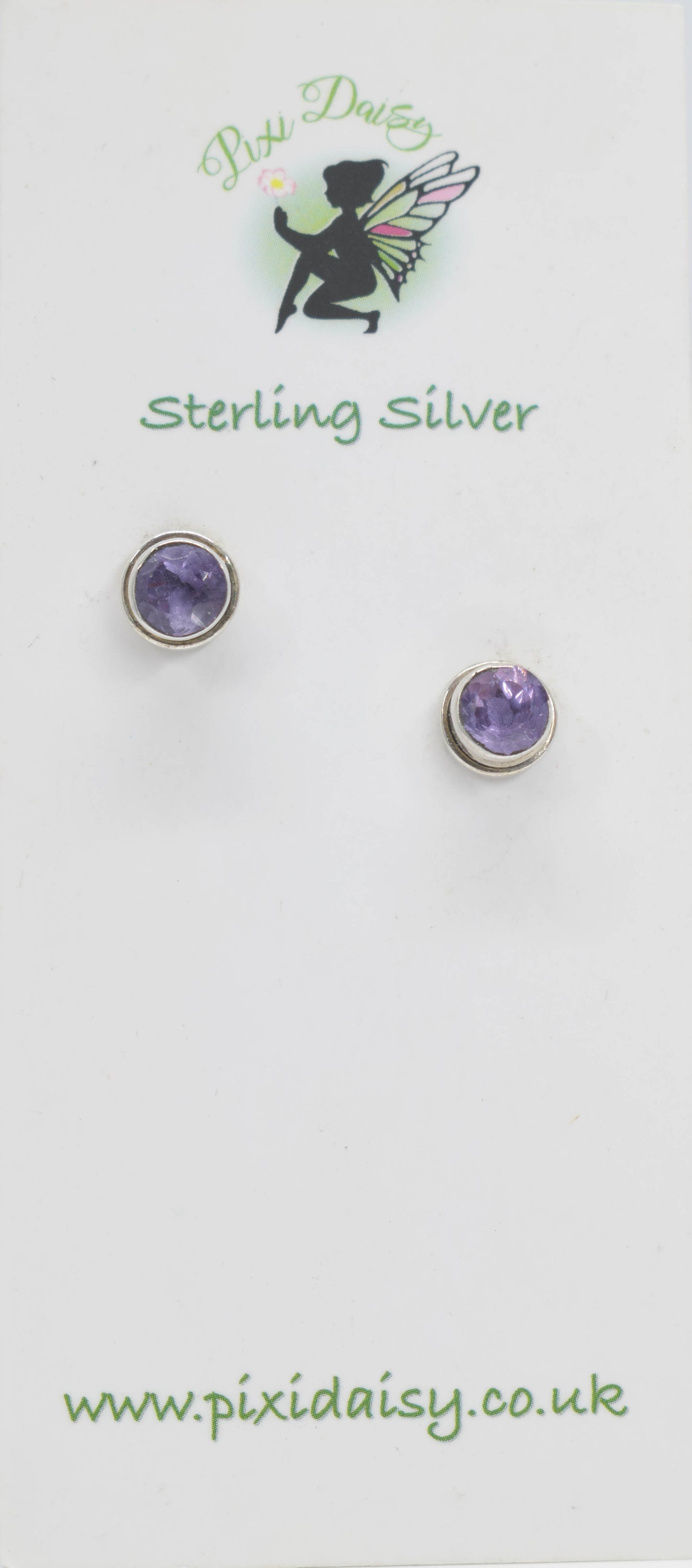 Amethyst Ear Studs