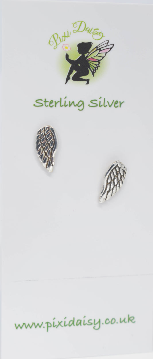 Angel Wing Ear Studs - Pixi daisy