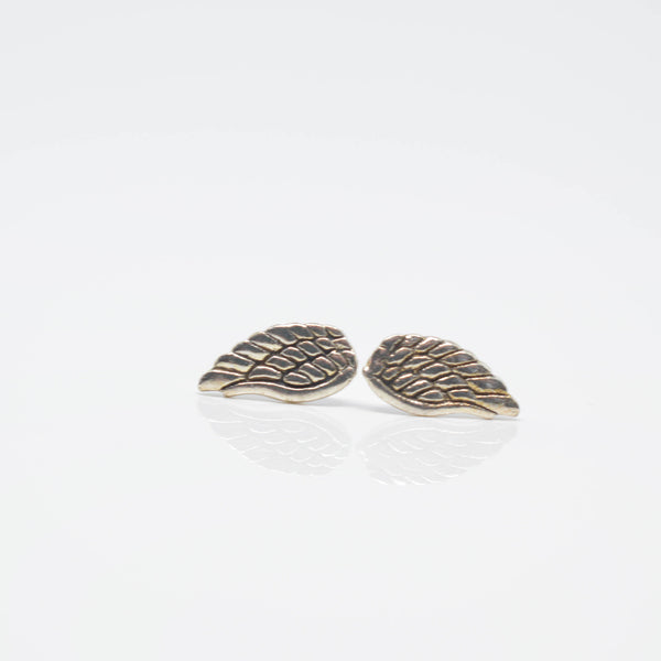 angel wing stud earrings - Pixi daisy