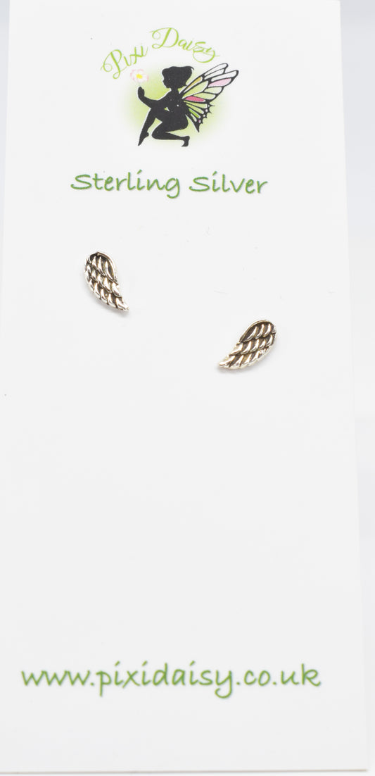 Dainty Angel Wings Ear Studs