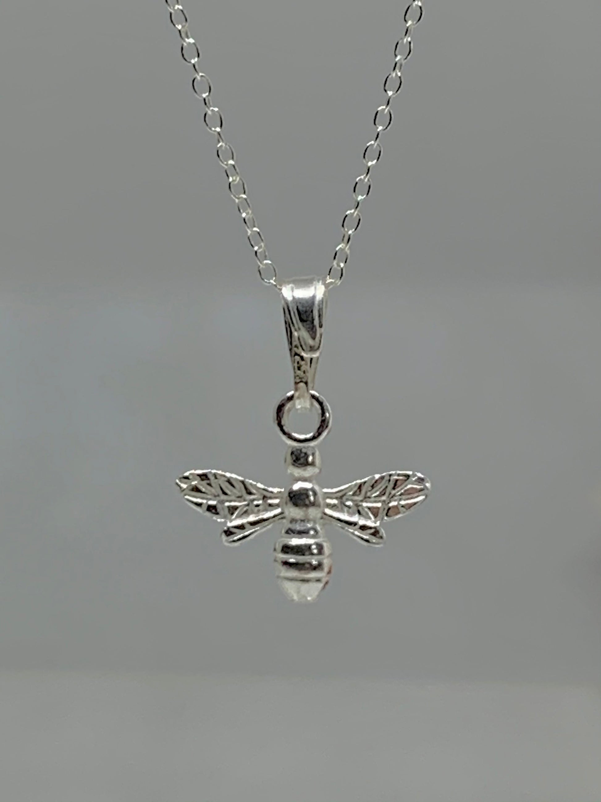 Silver Bee Necklace from Pixi Daisy
