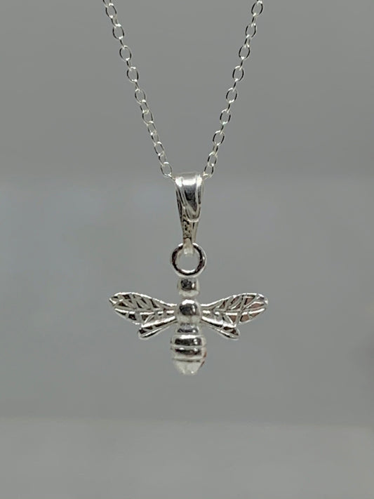 Silver Bee Necklace from Pixi Daisy