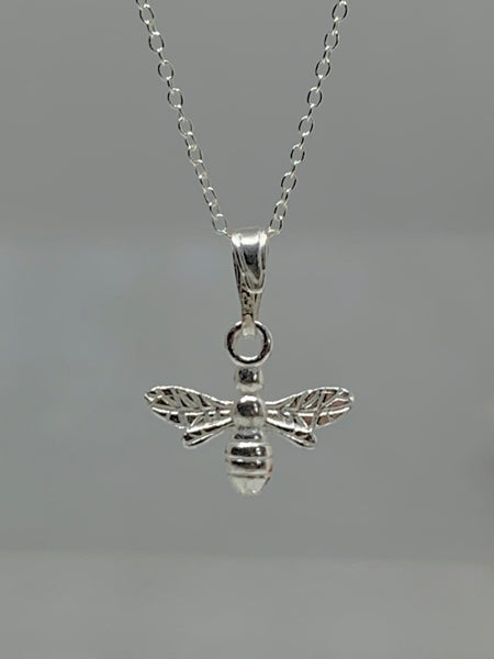 Silver Bee Necklace from Pixi Daisy