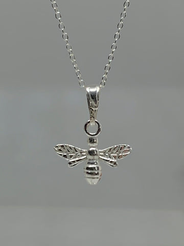Silver Bee Necklace from Pixi Daisy