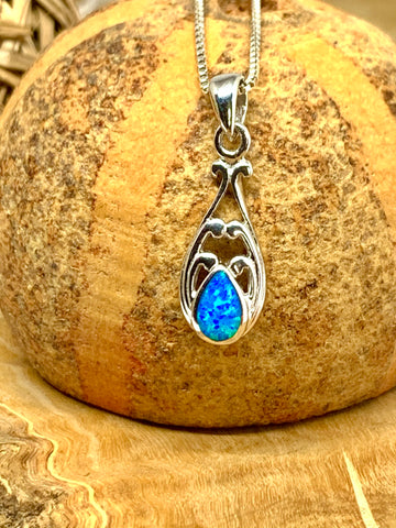 Blue Opal Pendant from Pixi Daisy