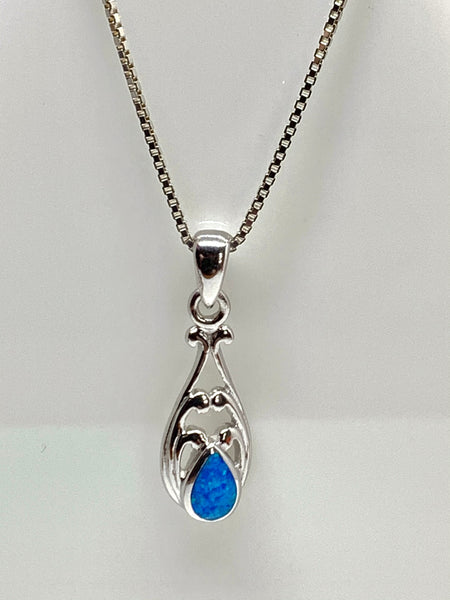 Blue Opal Pendant from Pixi Daisy