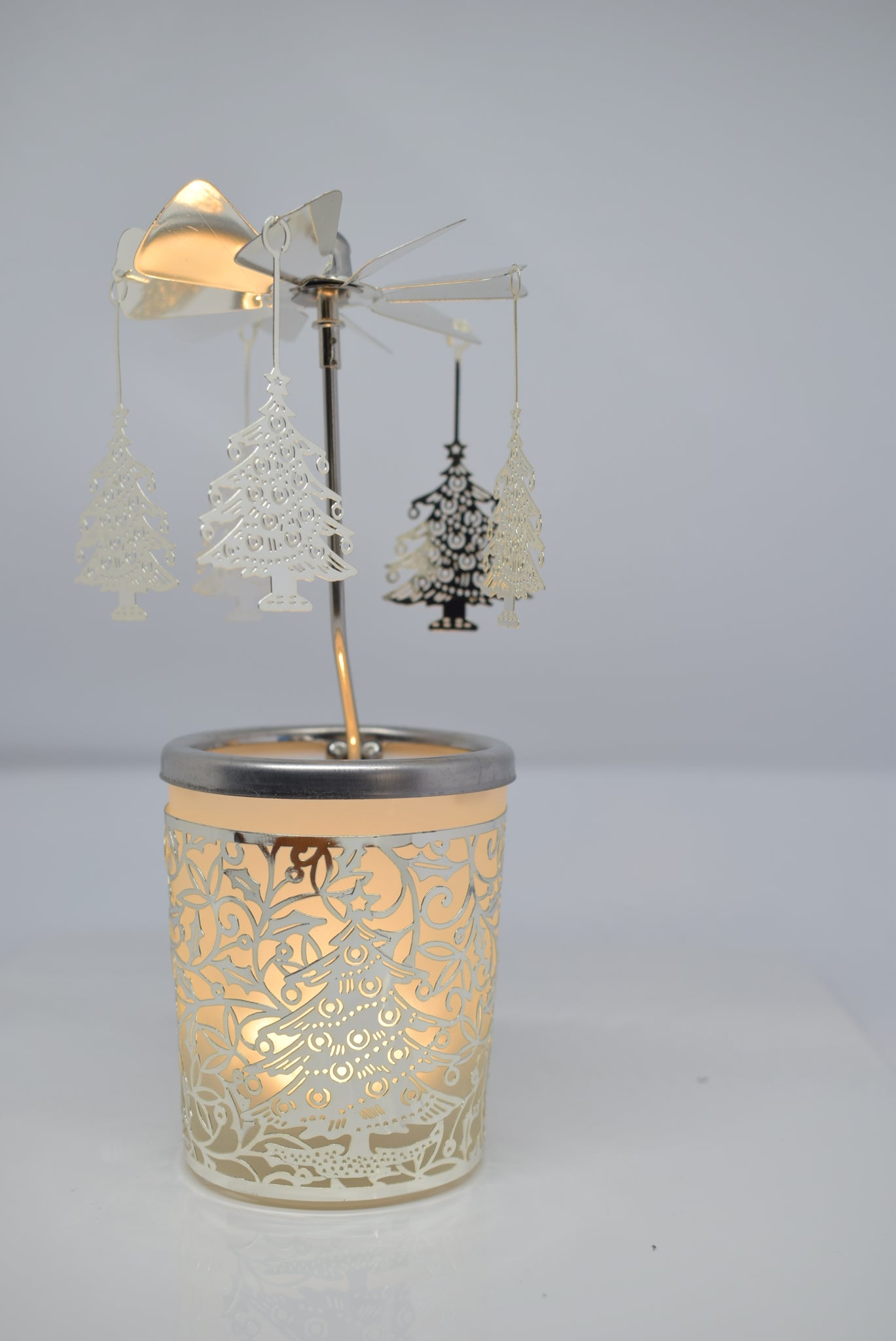 Christmas Tree Carousel Tea Light Holder - Pixi Daisy