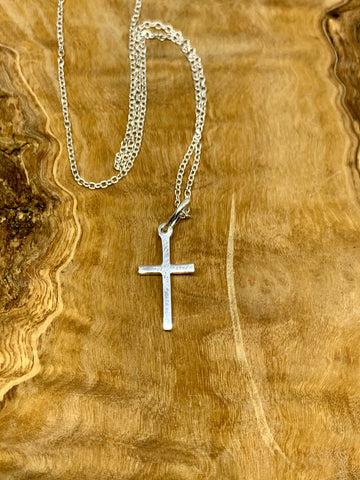 Small Sterling Silver Cross from Pixi Daisy