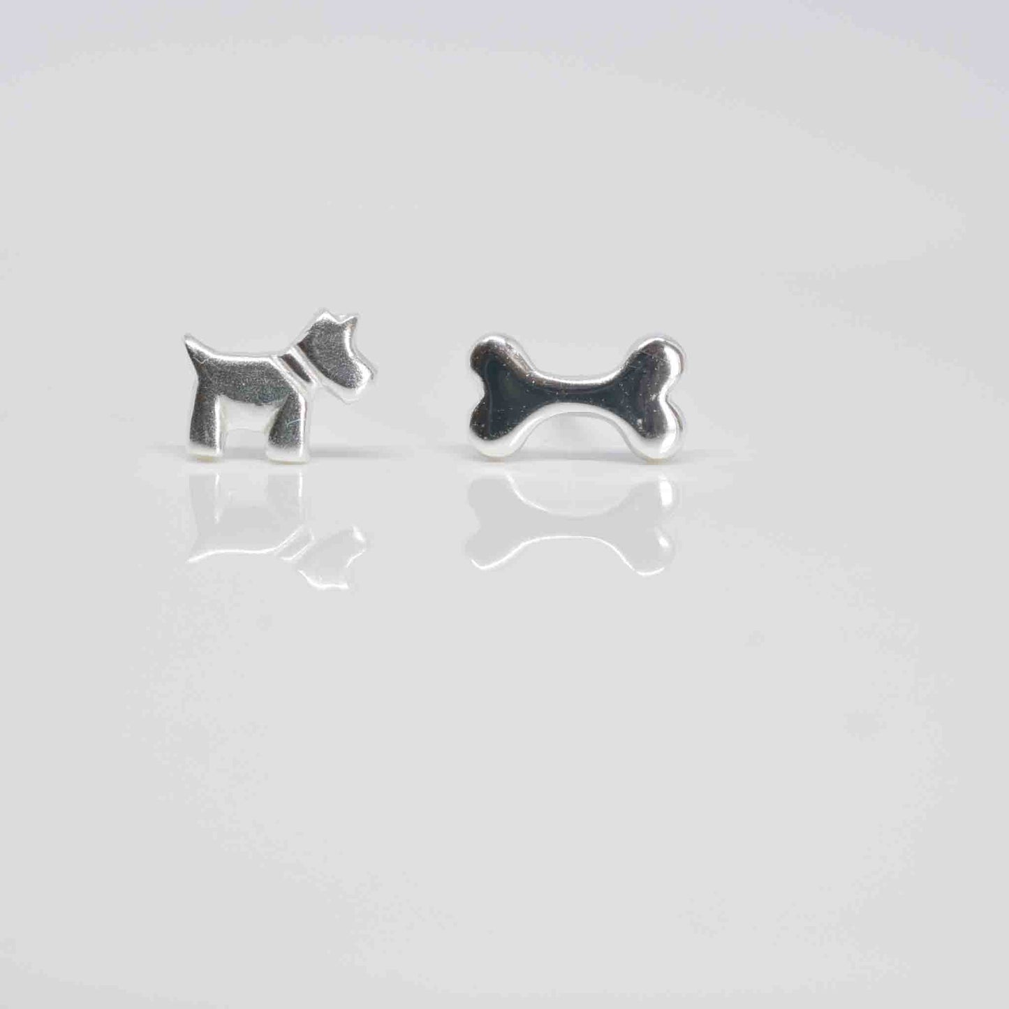 Dog & Bone Ear Studs - Pixi Daisy