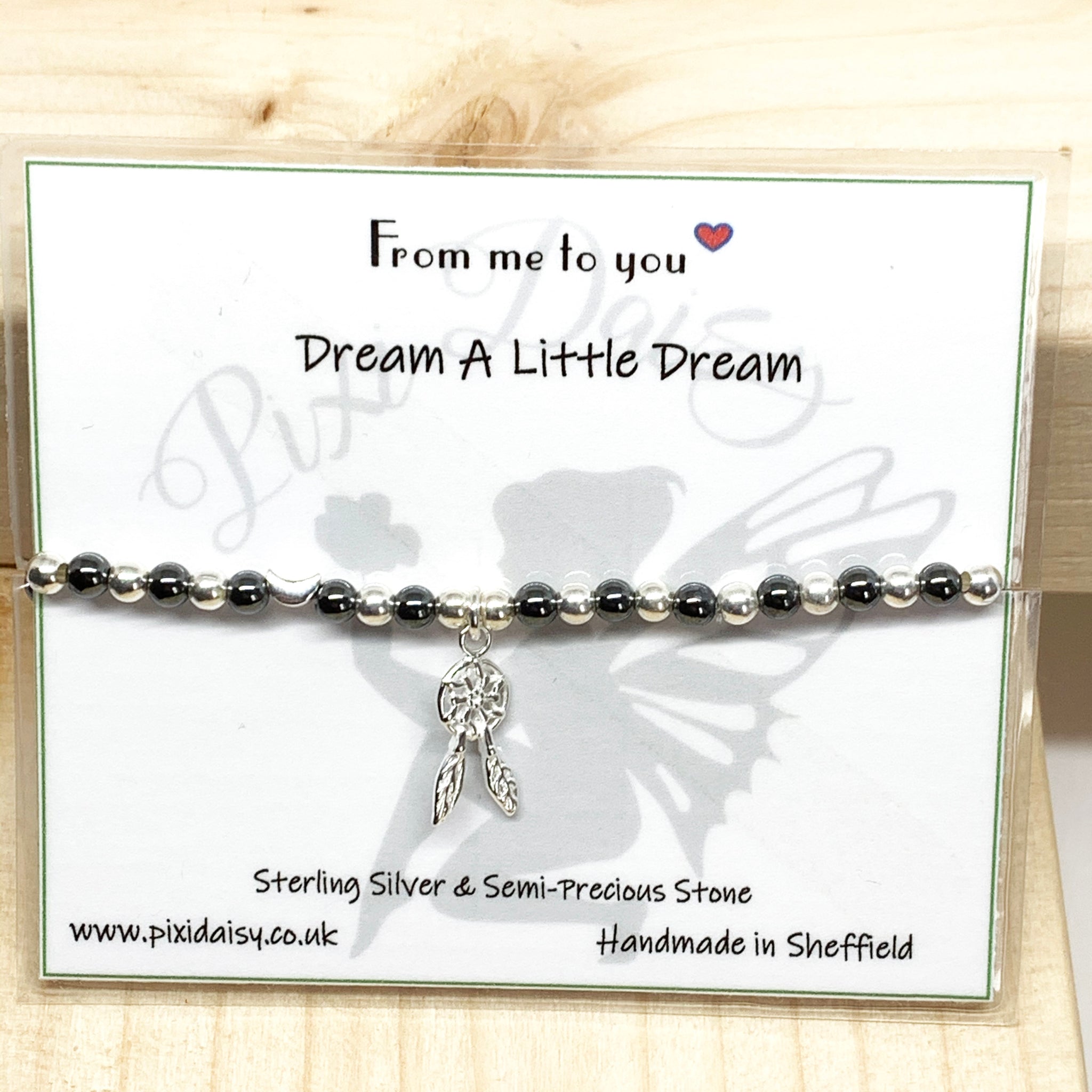 Dream a Little Dream Sentiment Bracelet from Pixi Daisy