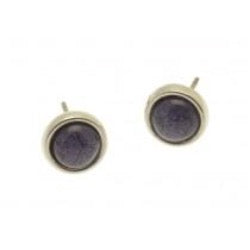 Miss Milly Purple Resin Ear Studs - pixi-daisy