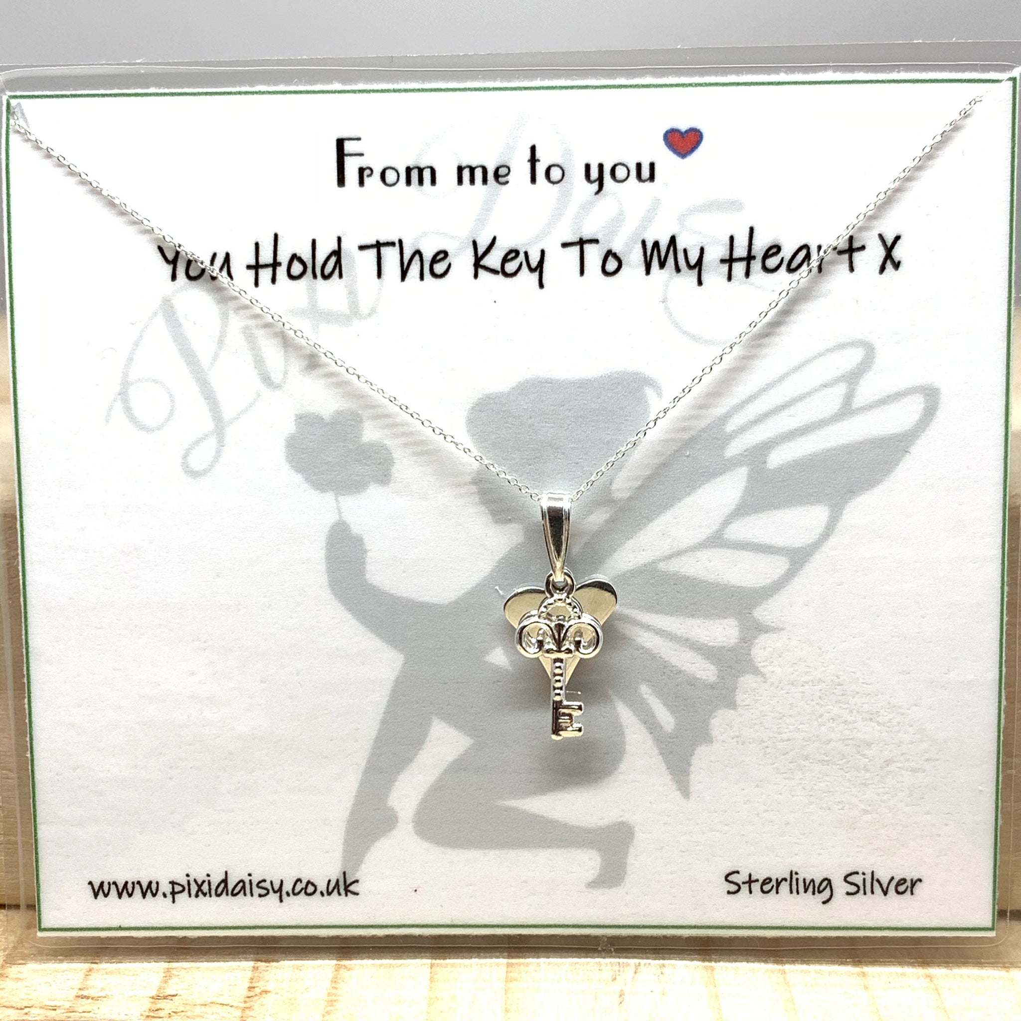 You Hold the Key to my Heart Sentiment from Pixi Daisy