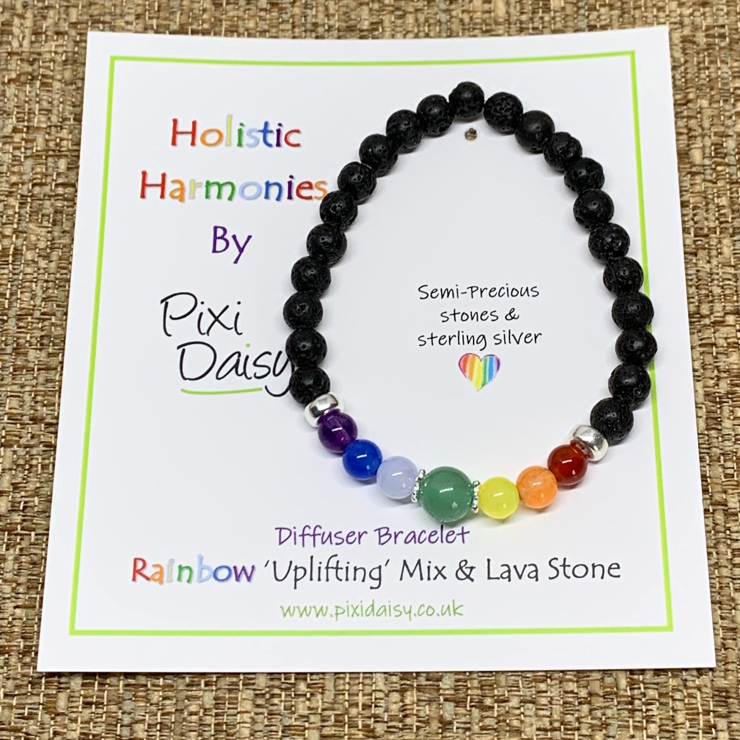 Rainbow essential oil diffuser - Pixi Daisy