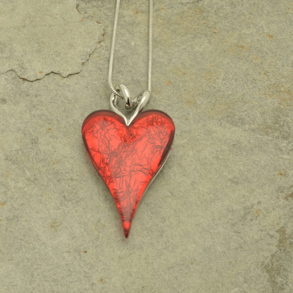 Miss Milly Red Heart Necklace from Pixi Daisy