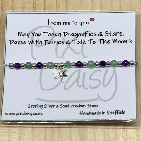 May You Touch Dragonflies & Stars Sentiment from Pixi Daisy