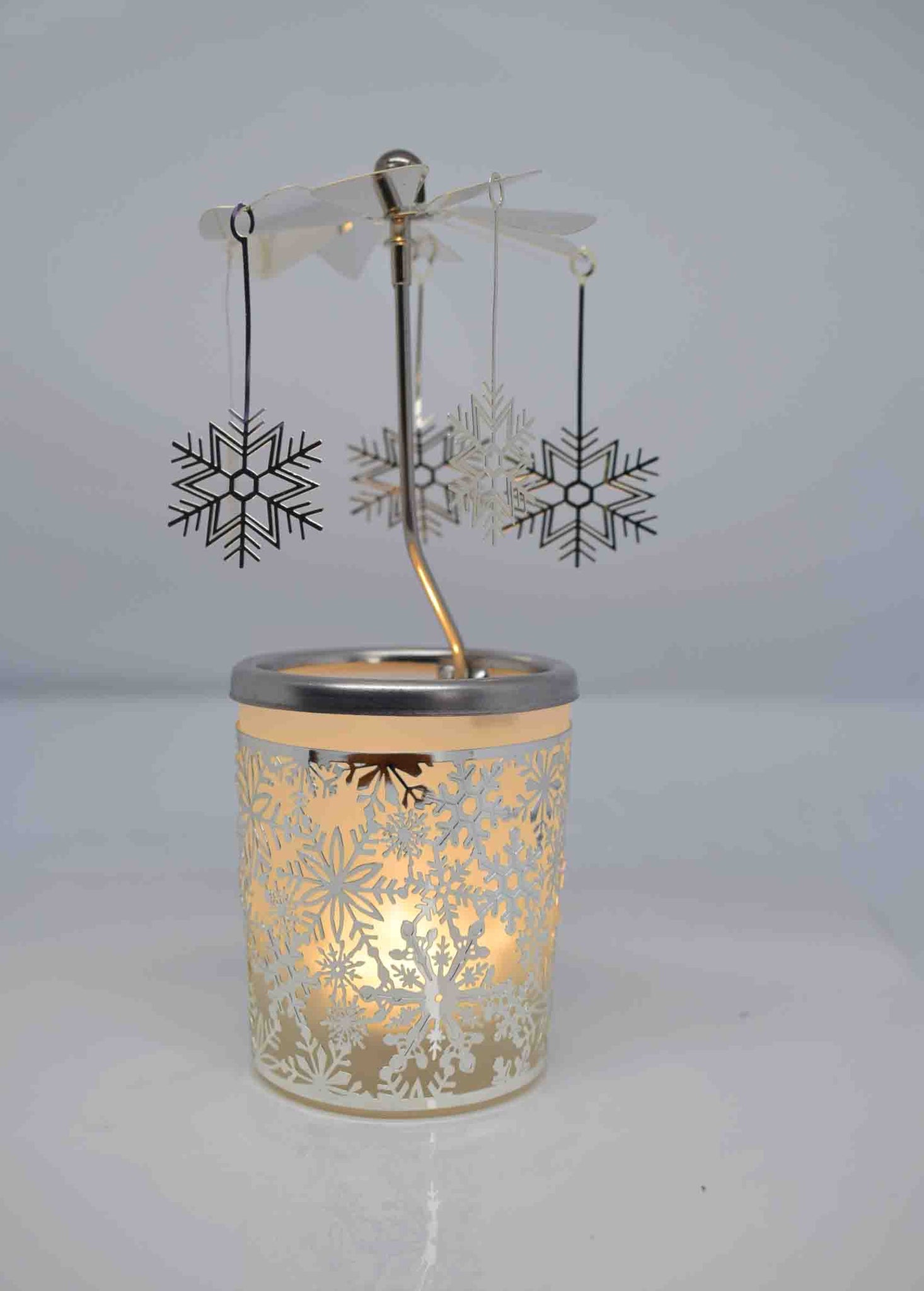 Snowflake Carousel Tea Light Holder - Pixi Daisy