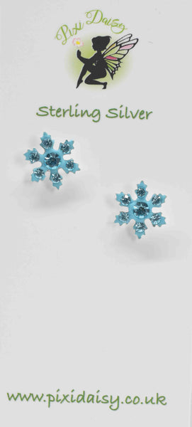 Aquamarine Crystal Snowflakes - Pixi Daisy