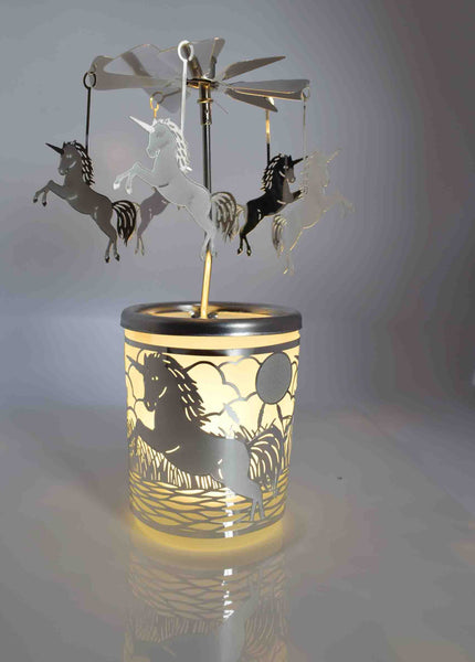 Unicorn Carousel Tea Light Holder - Pixi Daisy