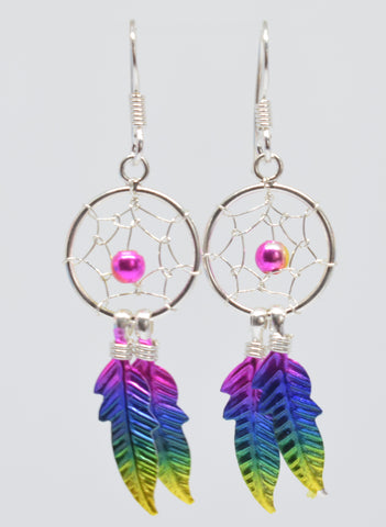 Dreamcatcher Rainbow Earrings from Pixi Daisy