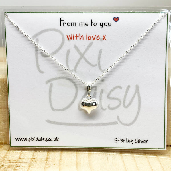 With Love Sentiment Necklace from Pixi Daisy